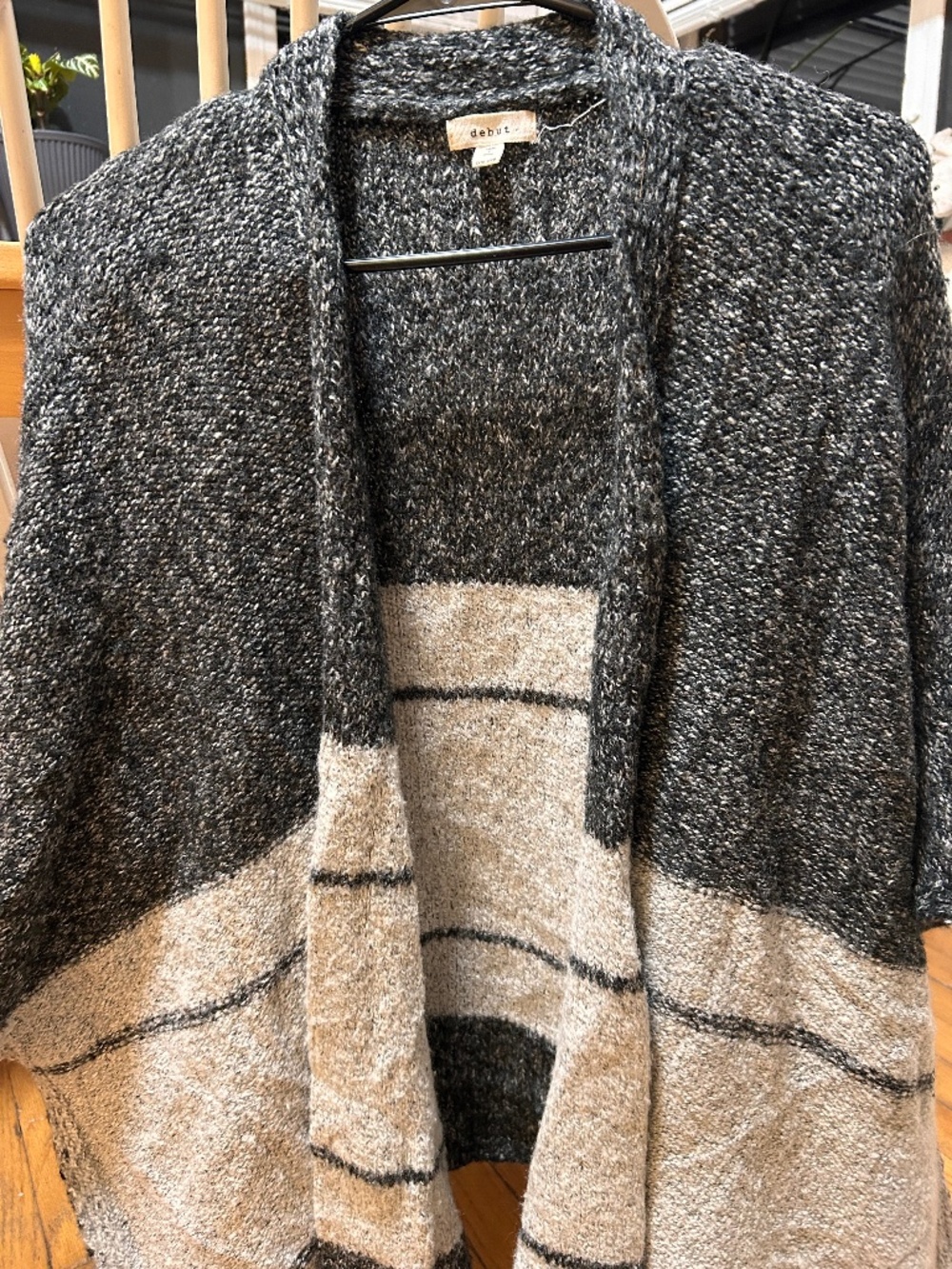 Knitted shrug
